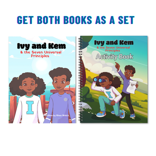 Ivy and Kem & the Seven Universal Principles and the Activity Book as a set.