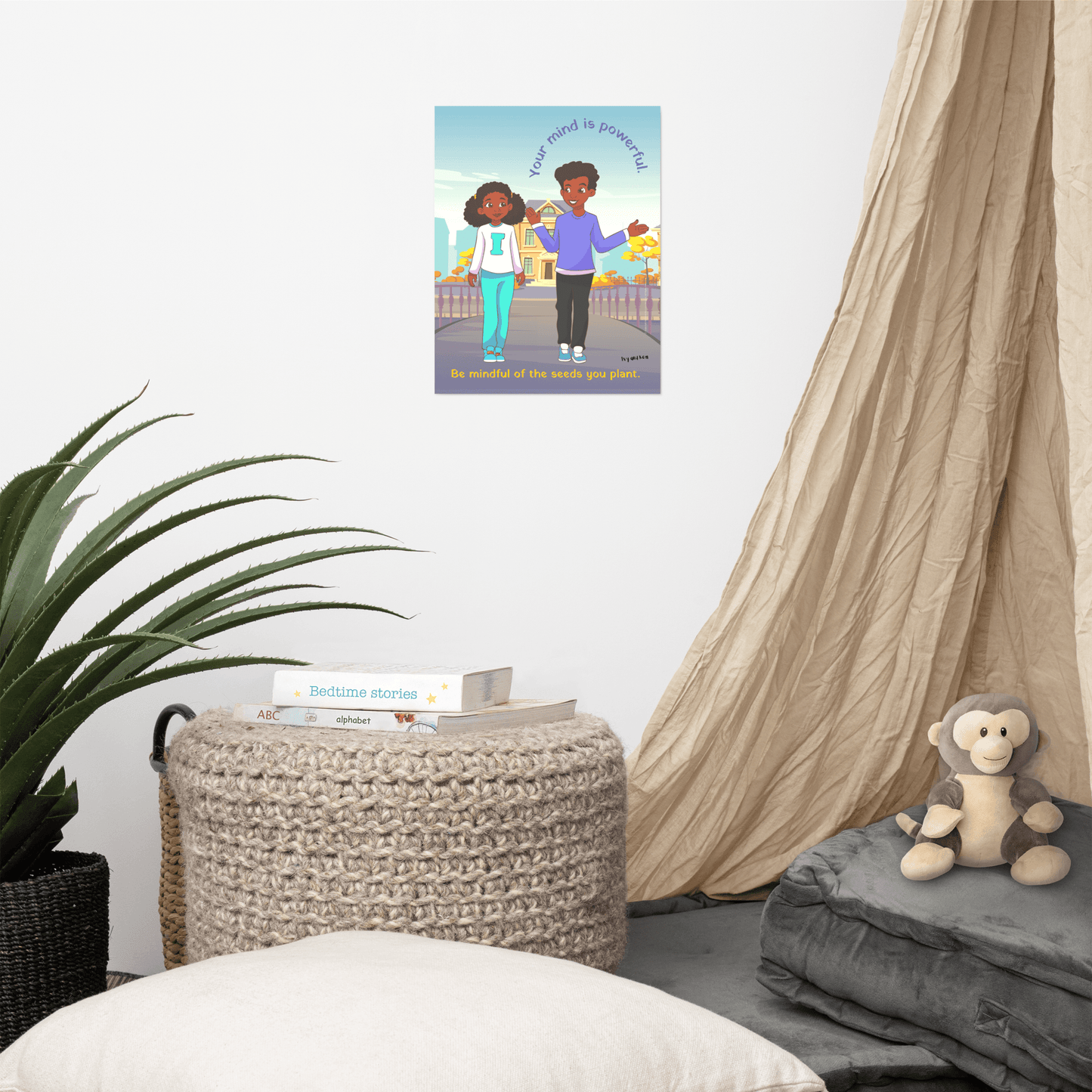 Ivy and Kem™ Your Mind Is Powerful Poster - Powerful Mind Club