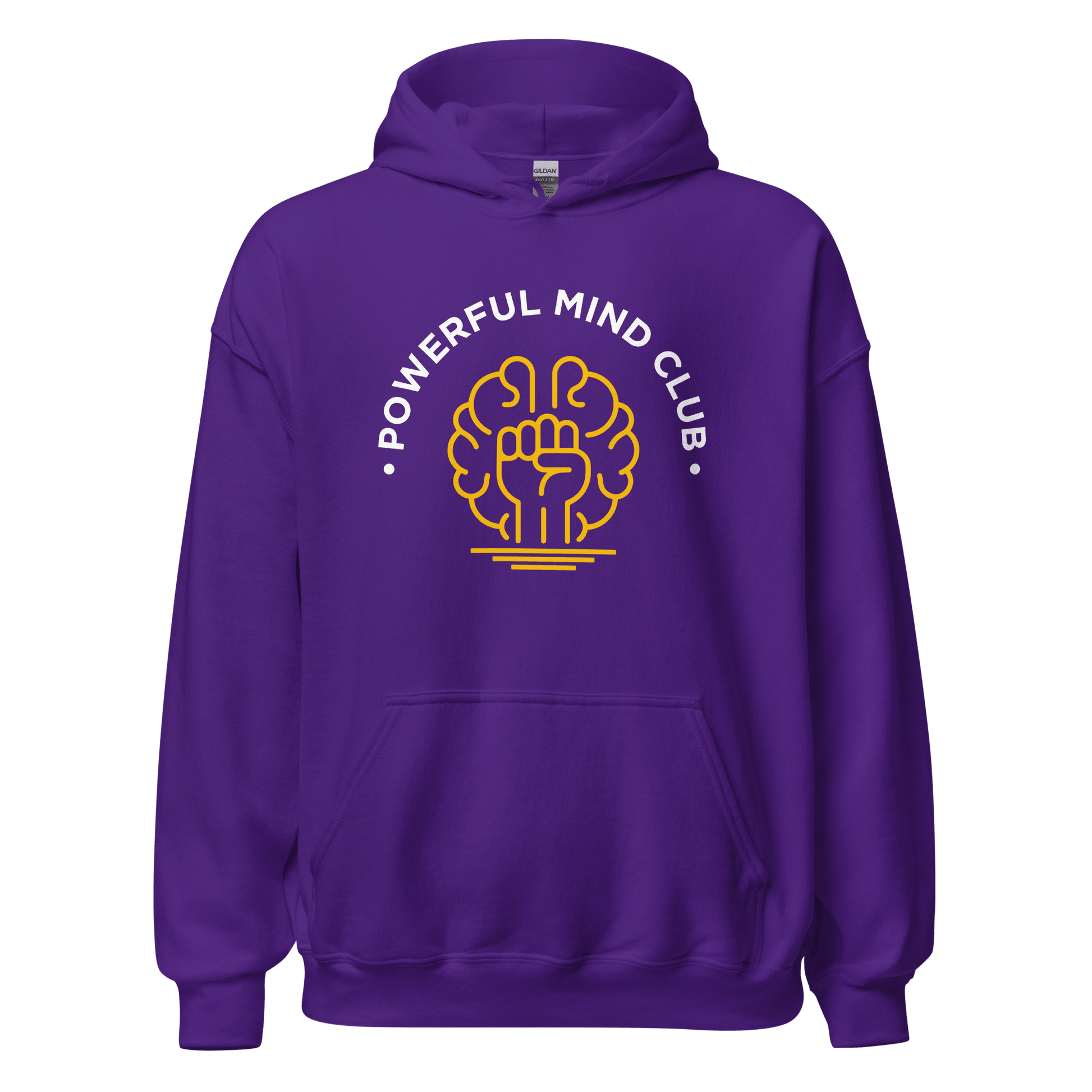 Bright Purple Powerful Mind Club Classic Hoodie - Brights