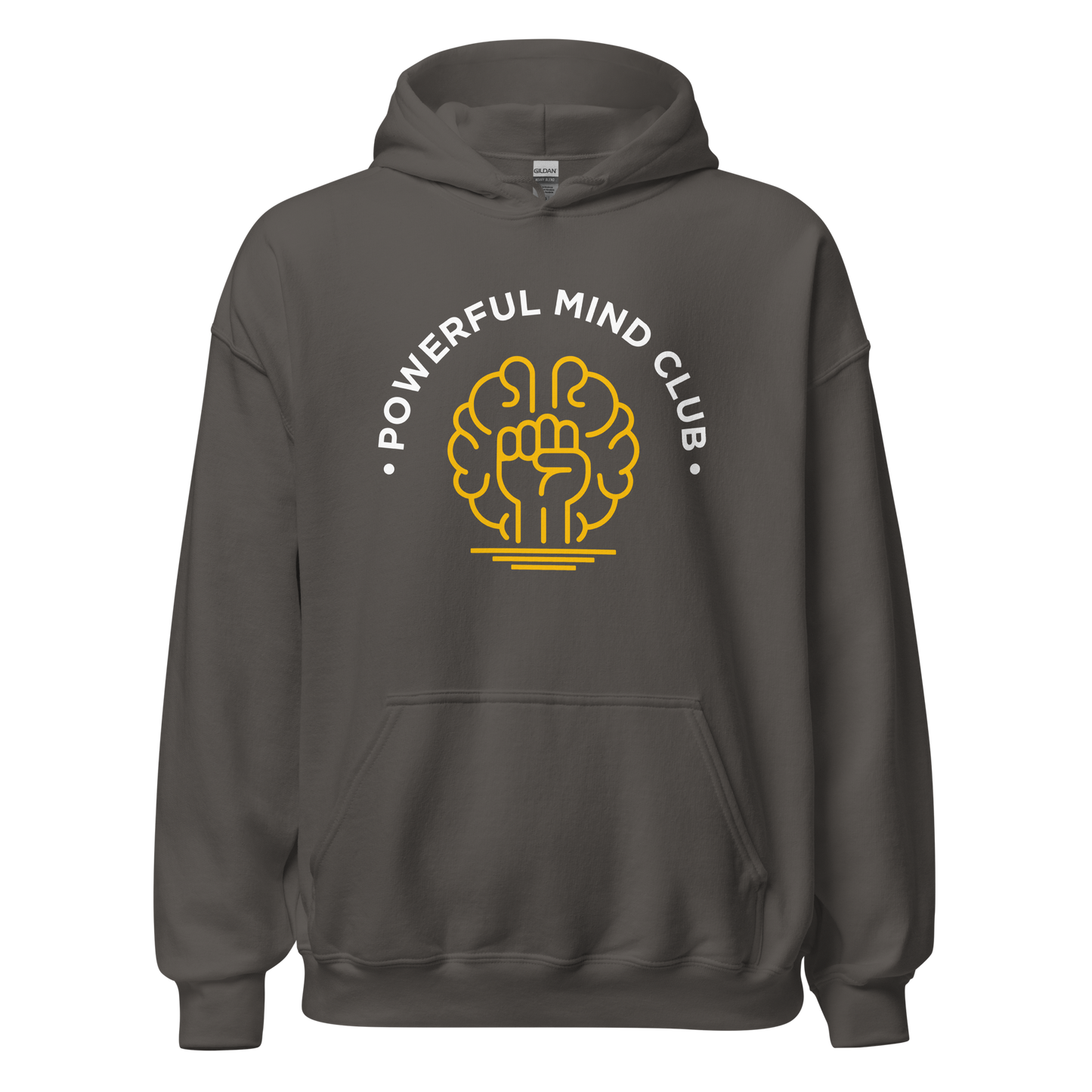 Charcoal Powerful Mind Club™ Classic Hoodie - Brights - Powerful Mind Club
