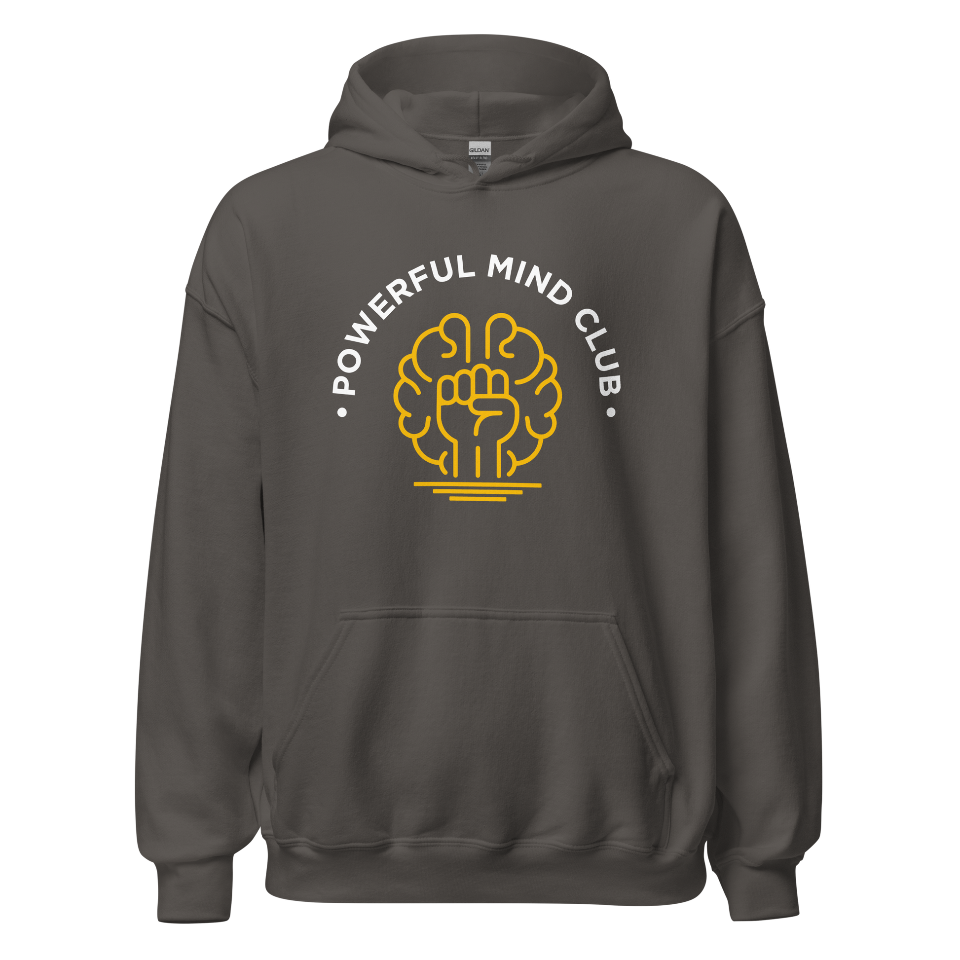 Charcoal Powerful Mind Club™ Classic Hoodie - Brights - Powerful Mind Club