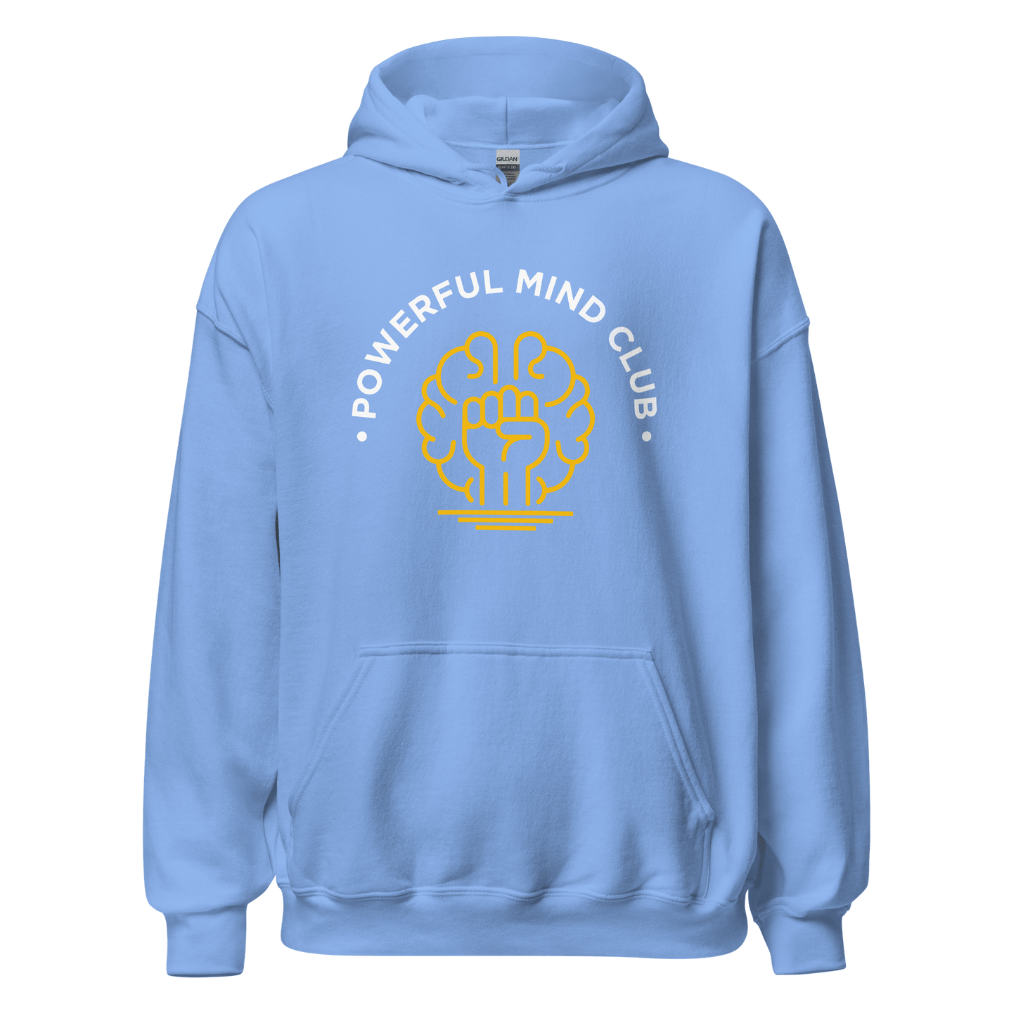 Light Blue Powerful Mind Club Classic Hoodie - Brights