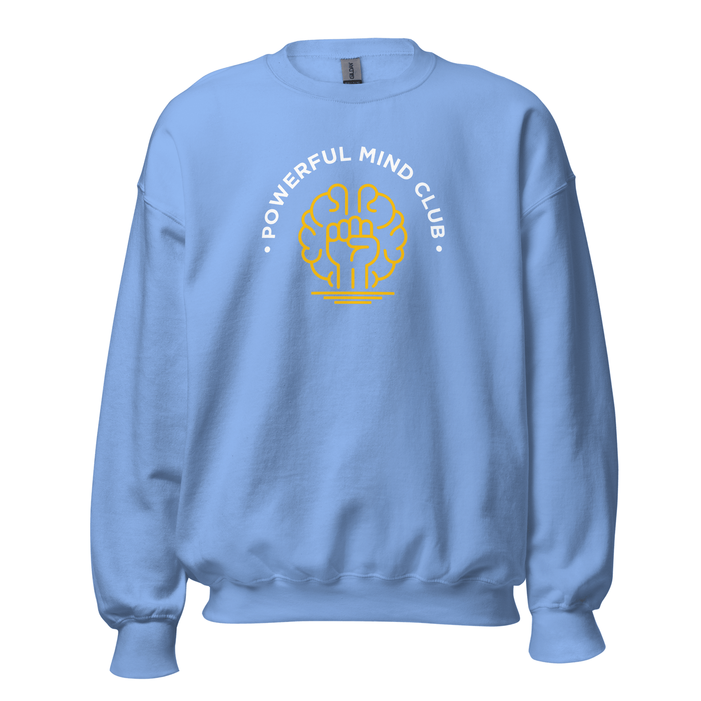 Powerful Mind Club Crewneck Sweatshirt in Carolina Blue