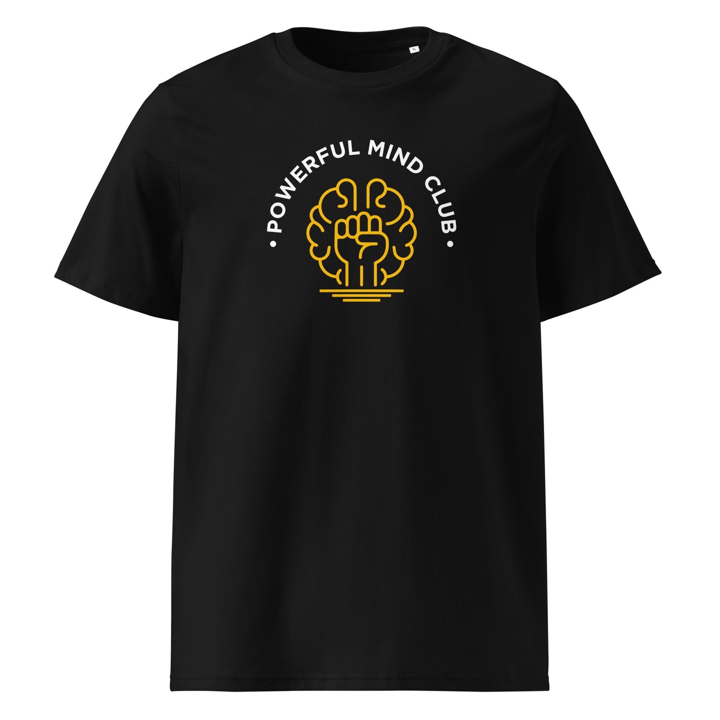 Powerful Mind Club Unisex Organic T-shirt in Black