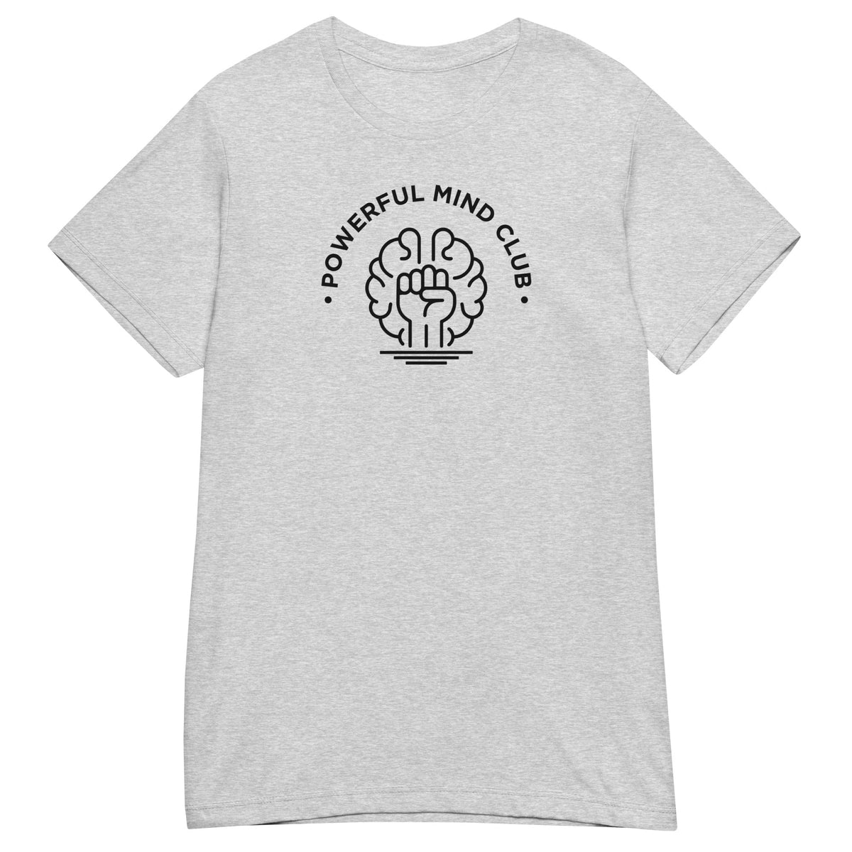 Powerful Mind Club Women’s T-shirt in Sport Grey
