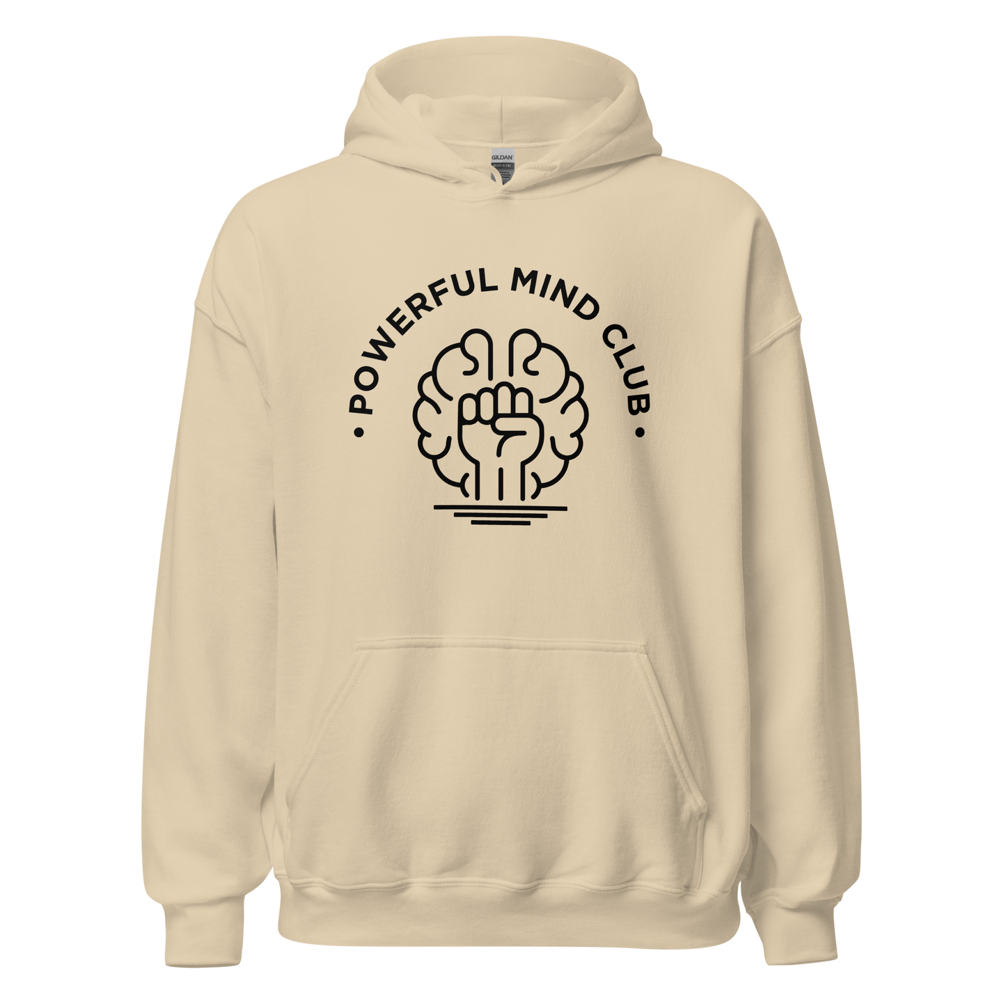 Sand Powerful Mind Club™ Classic Hoodie - Brights - Powerful Mind Club