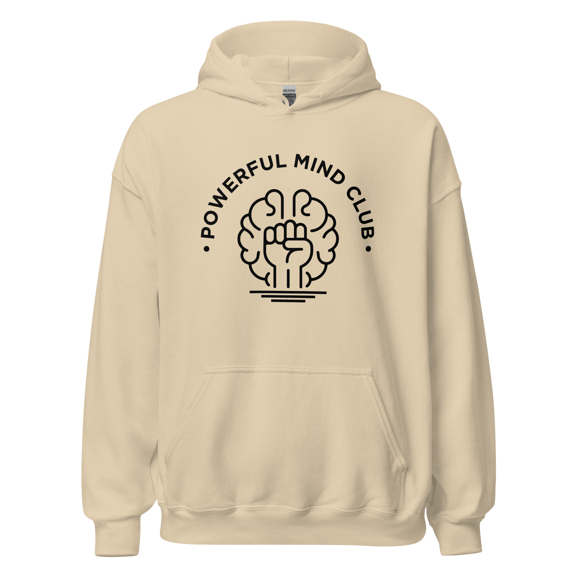 Sand Powerful Mind Club™ Classic Hoodie - Brights - Powerful Mind Club