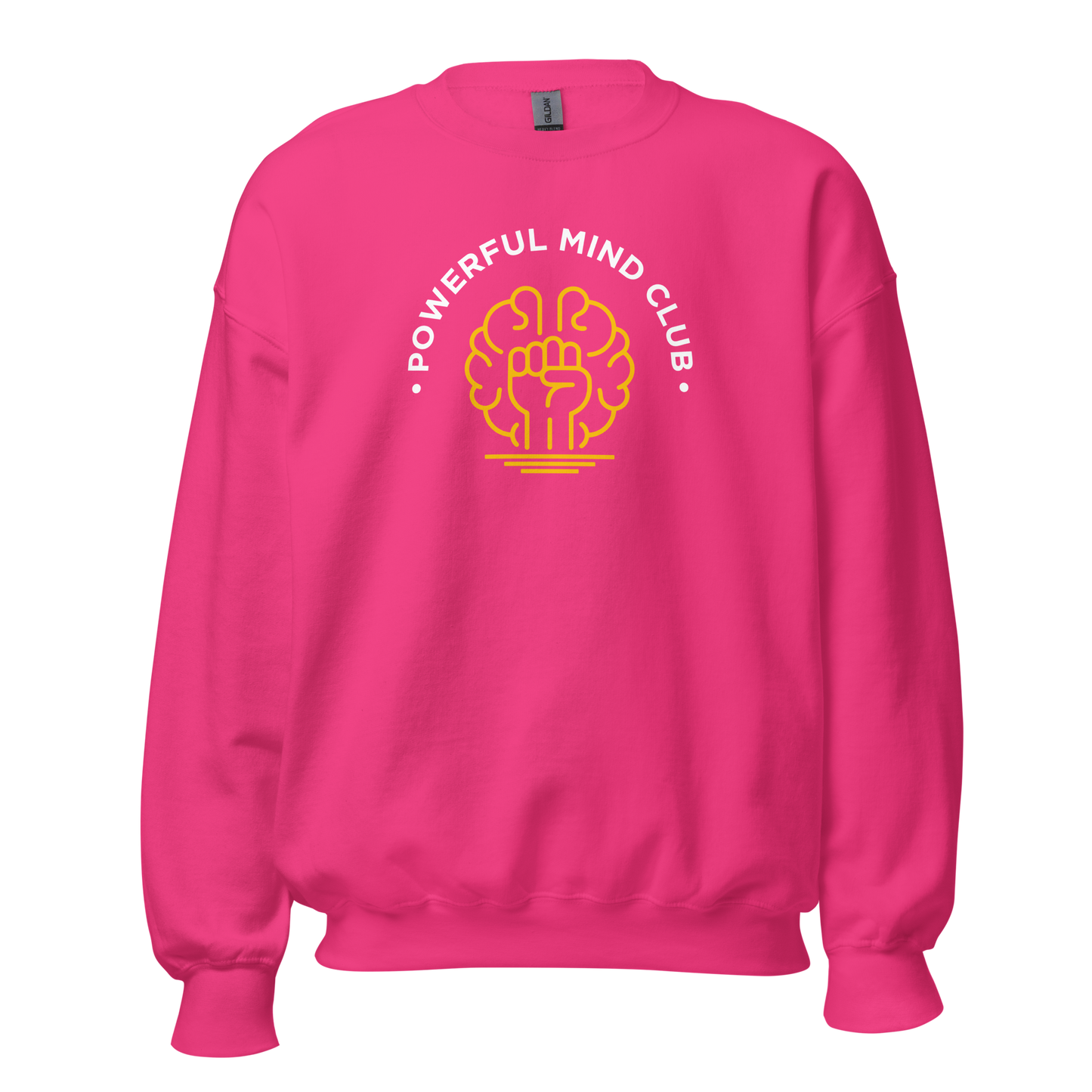 Hot Pink Powerful Mind Club crewneck
