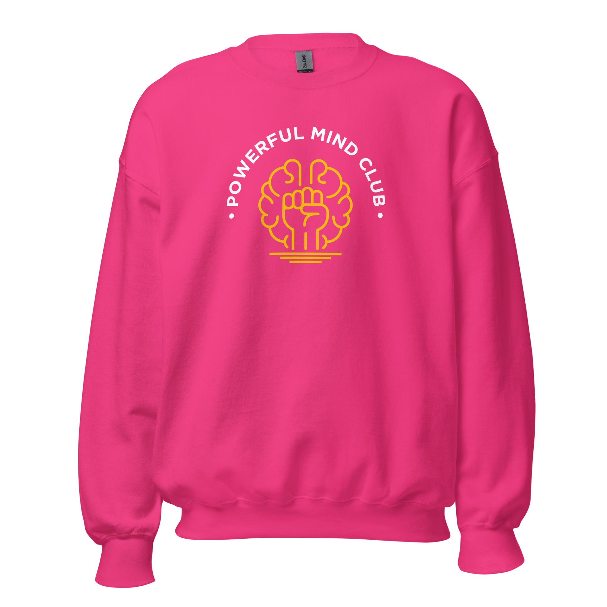 Hot Pink Powerful Mind Club crewneck