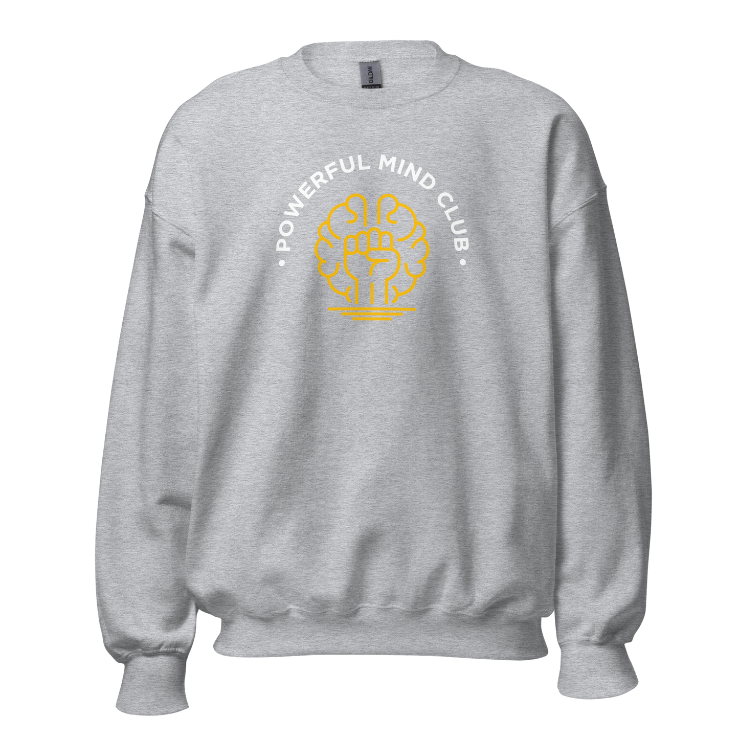 Sport Grey Powerful Mind Club crewneck sweatshirt