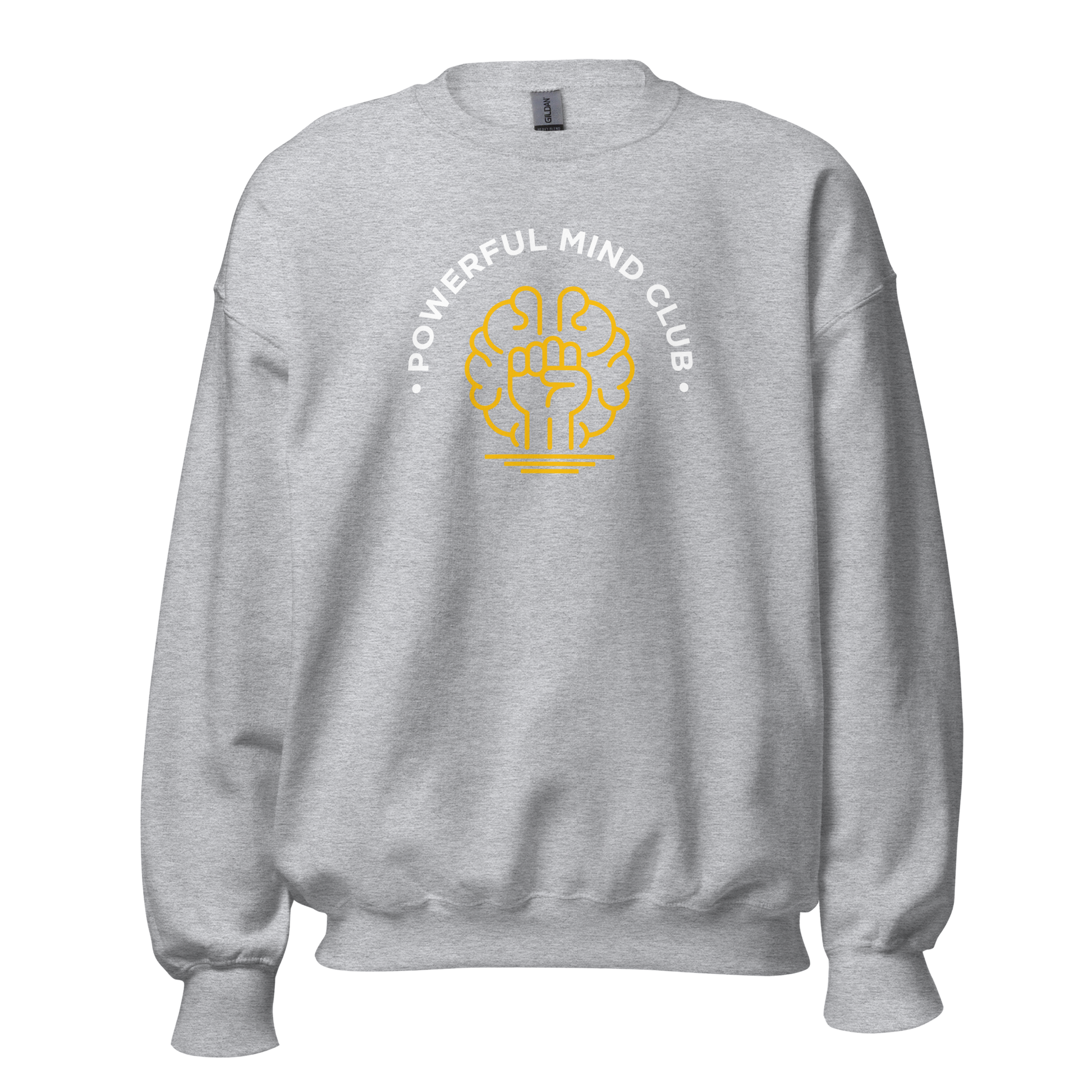 Sport Grey Powerful Mind Club crewneck sweatshirt