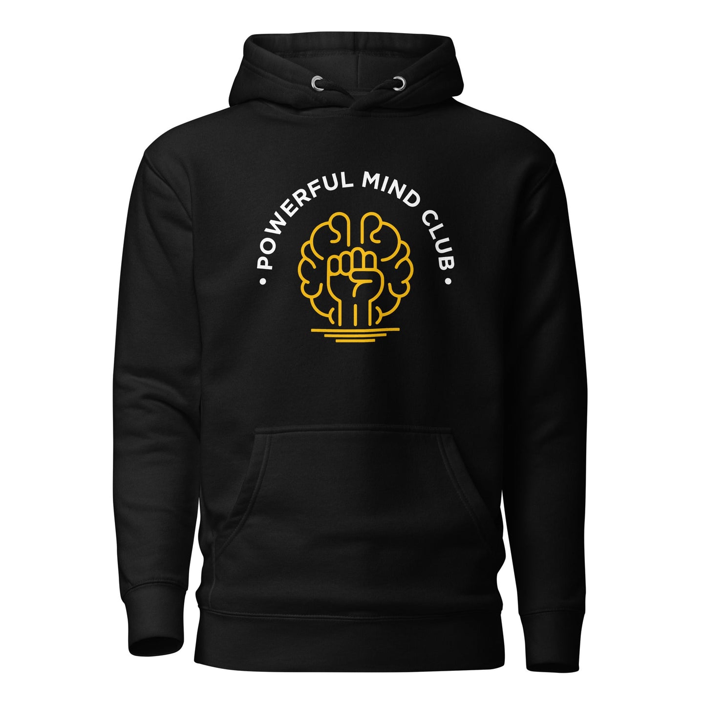 Powerful Mind Club classic hoodie in black