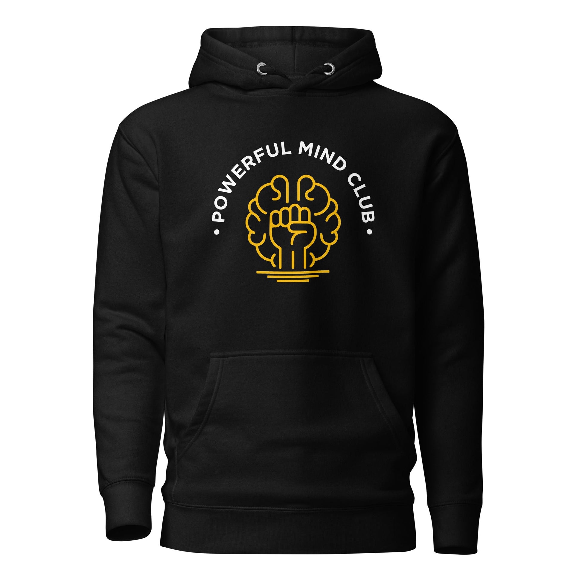 Powerful Mind Club classic hoodie in black