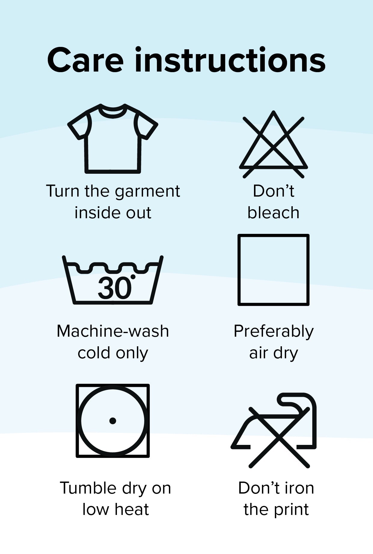 Powerful Mind Club Classic Hoodie -care instructions