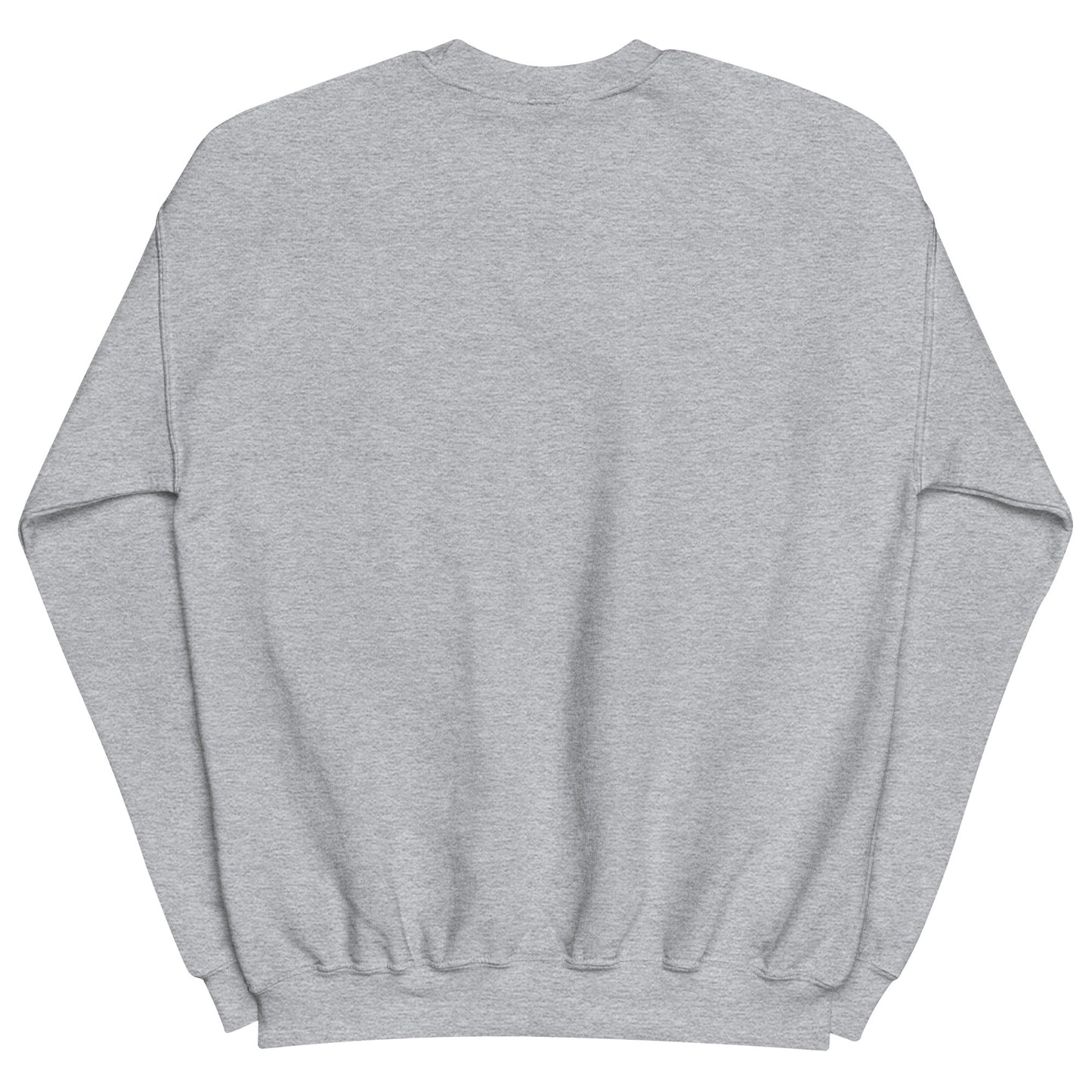 Powerful Mind Club Crewneck Sweatshirt in Sport Grey, back view